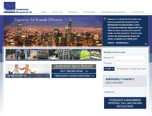 Tablet Screenshot of braesidecondomgmt.com